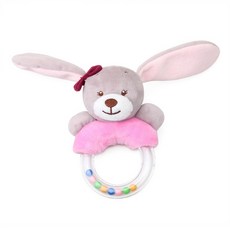 모빌 아기 감각 딸랑이 학습 장난감 봉제 동물 유모차 유아용 침대 Bebe Teether, [26] Long rabbit 314, 1개