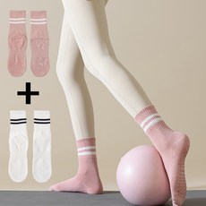 코놉스 필라테스양말 미끄럼방지 요가 헬스 운동 스포츠 양말 2종세트