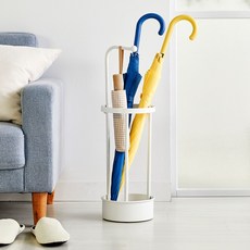 [MODERN HOUSE 중계점] 단우산/장우산 겸용 우산꽂이 화이트 BT0625002, 1개