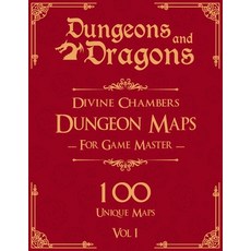 (영문도서) Dungeons and Dragons Divine Chambers Dungeon Maps for Game Masters Vol 1: 100 Unique Temple M... Paperback, Independently Published, English, 9798879856859