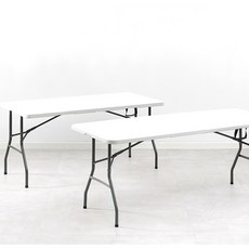 텐탑 브로몰딩 고정식 1500 일자형테이블 펜션 학교 교회 회의실 강당 프리마켓 테이블 (다리만접이식 상판일자형), 1500일자형