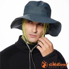 荒野WildLand 中性極限款登山帽 防風防水透氣大盤帽 圓盤帽 牛仔帽 防曬帽 W2015, 137 帝國藍