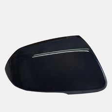 BMW 사이드미러 자동 왼쪽 오른쪽 후면 가열 미러 유리 커버 프레임 현대 그랜드 산타페, Black cover Right, 1개