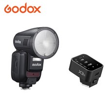 고독스 V100 + X3 동조기 SET 카메라 플래시 스튜디오 제품 사진 촬영 조명, 1개, 후지