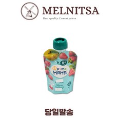 FRUTO NYANYA APLLE STRAWBERRY 프루토냐냐 사과딸기퓌레 90g, 3개, 사과딸기맛