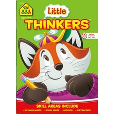 (영문도서) School Zone Little Thinkers Kindergarten Workbook Paperback, English, 9781601599490