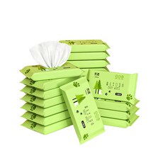 純水濕紙巾 柔濕巾 純水溼巾 柔棉濕紙巾 寶寶專用 親膚柔軟 嬰兒濕巾, 1個, 熊森綠色(10抽/包)超取最多130包, 10抽