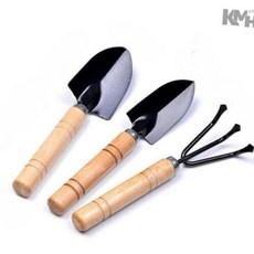 가드닝도구 3종 화분삽 원예용 텃밭갈퀴, 1세트