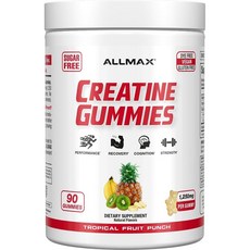ALLMAX 肌酸軟糖 熱帶水果賓治, 1個, 90錠