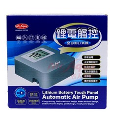 Mr.Aqua水族先生 鋰電觸控全自動打氣機 J-MR-101 鋰電池不斷電 雙孔, 1個