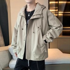 休閒連帽衝鋒衣 潮流機能上衣 青少年服飾