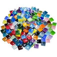 모자이크 사각 타일, 500g, 1개, 믹스