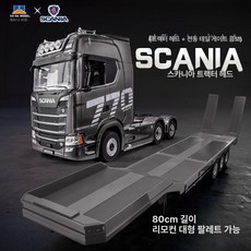 스카니아 R500 P450 G410 덤프 트럭 백미러 사이드, 1세트, 1개, 실버그레이 스카니아 세트
