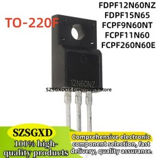 10-20Uds FDPF12N60NZ TO-220F, 01 FCPF11N60, 02 10pcs