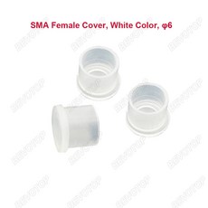 SMA 고무 커버 더스트 캡 수 암 커넥터용 플라스틱 커넥터 4 색 10 개 5000, 500PCS, White Color