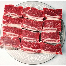 [행복미트] 목초육 소척갈비 우척갈비 할랄인증 소갈비 찜용 탕용 1kg+1kg 총 2kg [당일발송], 1kg, 2개