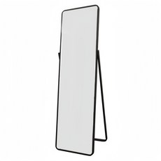 簡約風全身穿衣鏡 掛立兩用落地鏡, 【典雅黑】落地擺掛兩用