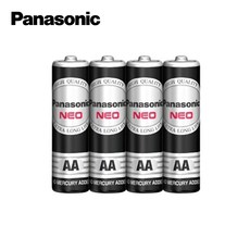 Panasonic國際牌 松下 碳鋅電池 錳乾電池1號 2號 3號 AA 4號 AAA 黑色 9V 1.5V, 1個, ３號（ＡＡ）４入