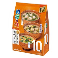 marukome 大容量冷凍乾燥高級餐廳顆粒味噌湯豆腐4入 + 炸茄子3入 + 蔬菜3入, 1個, 79g