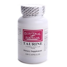 ECOLOGICAL FORMULAS 牛磺酸 500 毫克膠囊, 100顆, 1罐