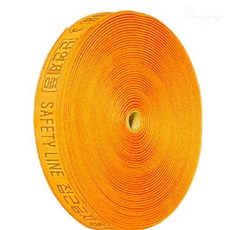 자깡몰 라인마킹 웨빙띠 38mm 생명라인바, 주황 방염