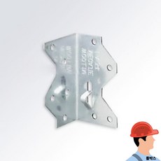 목조주택 자재 LA34 보강 철물 기둥 고정 브라켓 하드웨어 커머스픽201