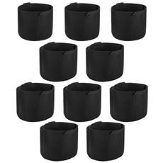 부직포 화분 블랙 텃밭 베란다 그로우백 부직포화분 옥상 분갈이 숨쉬는화분 미니텃밭 테라스 1세트