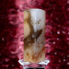 異相彩斑玉髓印章 手工原創公司印章 情侶夫妻章訂做, 1個