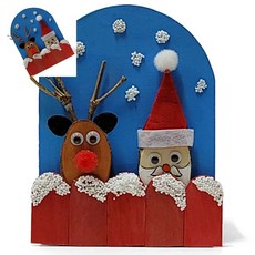 크리스마스 연필꽂이 만들기(2종 택1), 산타와 루돌프