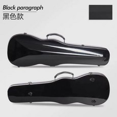 바이올린 하드 케이스 연주자 전용 배낭 악기 보호 수납 가방, N. 순수한 검은 색 삼각형 스타일