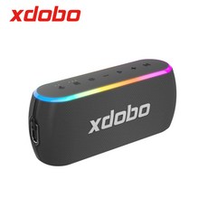 XDOBO X8 III 藍牙喇叭 60W 重低音 戶外便攜 氛圍燈, 黑色眩光