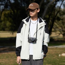 ANYOU 남녀 방수 바람막이 아웃도어 커플 캐주얼 자켓