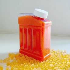 水晶寶寶 海綿寶寶 玩具 互動玩具 適閤多種玩具 植栽用水晶泥 戶外玩具 競技玩具 園藝用魔晶土 水晶土 專用 吸水珠, 橙色大瓶 約15w顆, 1個