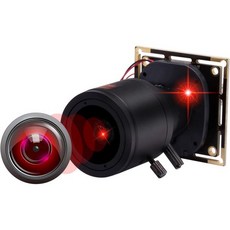 960P 저조도 USB 카메라 모듈 수동 줌 2.812mm 렌즈 컴퓨터용 미니 UVC USB2.0 웹캠 보드 1.3메가픽셀 0.01럭스 AR0130 PC 조명용 노트북용, 2.8-12mm lens, 1개
