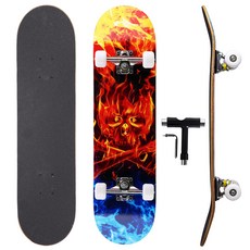 vigvitspo스케이트보드, 1개, 푸른 불