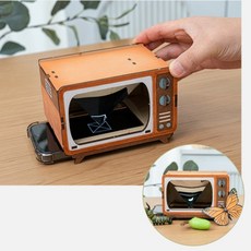 신기한 3D 홀로그램키트 입체 영상 과학교구 실험 만들기, 1개, christmas 3D 홀로그램 시어터 만들기 S240