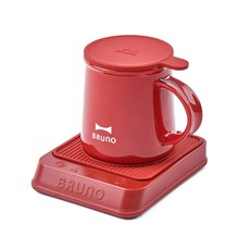 BRUNO 保溫杯墊, 蘋果紅, 1個, 300ml
