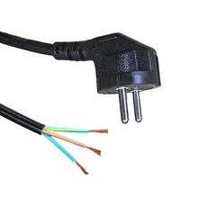 전원케이블 0.75SQ 3C 파워코드 접지 전기코드 전원선 전기선 AC 220V 국산 안전인증, 2m, 1개