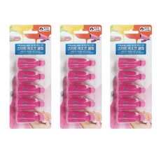 에이부 스마트 쏙오프 네일 클립, 바이올렛, 3개