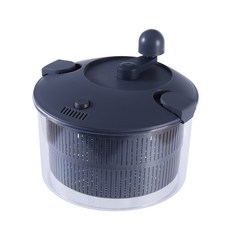 家用多功能手搖蔬菜脫水器瀝水籃, 單個脫水器 帶剎車, 1個