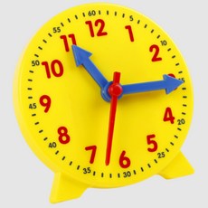 시계공부 어린이 교육용 학습용시계 모형 (12시간)