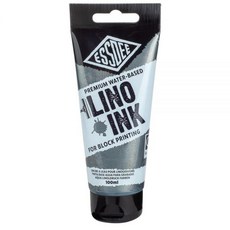 ESSDEE Block Printing Ink 100 ml 메탈릭 실버