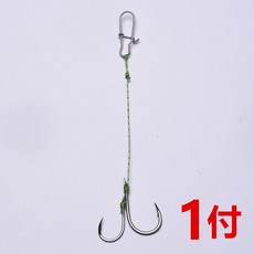 釣魚子母鈎 韆又子母雙鈎珠珠玉米釣組彈簧竿海竿拋桿魚鈎子綫組 ZRNK