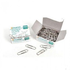 100개입 서류클립 페이퍼클립 종이클립 사무용품, 100개, 1개