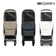 오이스터3.4 플러스 유모차 전용 방풍커버 클래식 신생아 디럭스, 오이스터3/4 전용 방풍(4계절)커버 - 아이보리, 1개