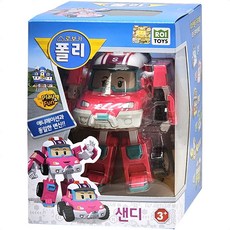 로보카폴리 변신 샌디 4인치 정품, 로보카폴리 변신로봇 4인치 샌디, 1개