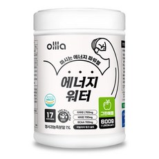 OLA BCAA支鏈氨基酸維他命C能量補充粉, 1罐, 600g, 青蘋果口味