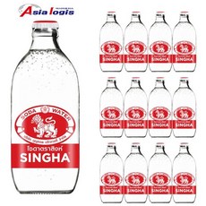 싱하 소다워터 태국 탄산수 325ml, 12개