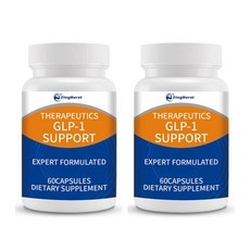 ZingBurst Therapeutics GLP-1 SUPPORT 膳食補充劑 60粒膠囊, 2個, 120顆