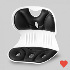 Shoppia 접이식 좌식의자 바른자세 보조 (등받이 각도조절), 폴딩 블랙